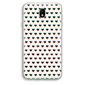 CaseCompany Hartjes: Samsung Galaxy J7 (2017) Transparant Hoesje