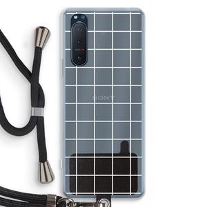 CaseCompany Rooster 2: Sony Xperia 5 II Transparant Hoesje met koord