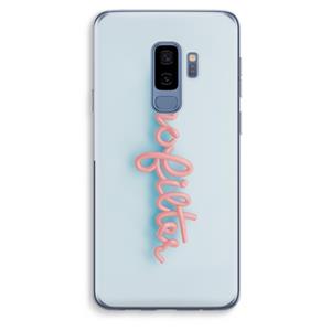 CaseCompany nofilter: Samsung Galaxy S9 Plus Transparant Hoesje