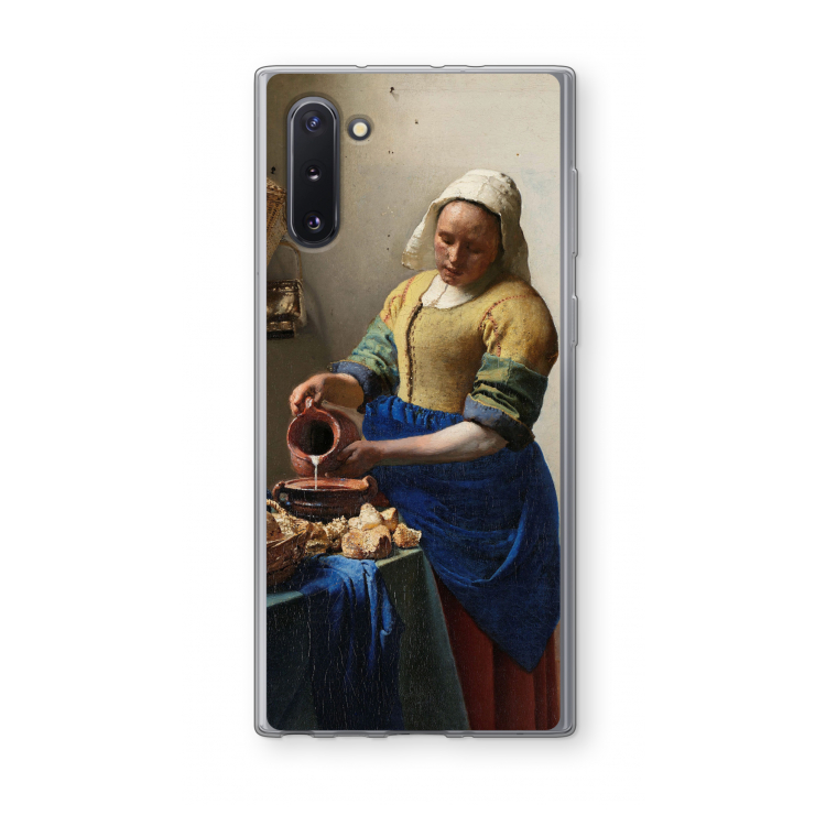 CaseCompany The Milkmaid: Samsung Galaxy Note 10 Transparant Hoesje