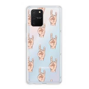 CaseCompany Rock: Samsung Galaxy S10 Lite Transparant Hoesje