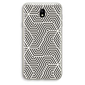 CaseCompany Magic pattern: Samsung Galaxy J7 (2017) Transparant Hoesje