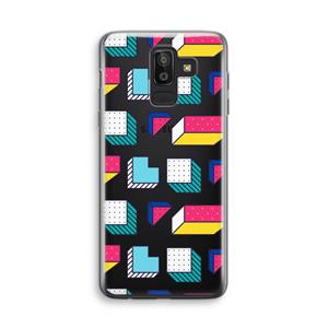 CaseCompany 8-bit N°7: Samsung Galaxy J8 (2018) Transparant Hoesje