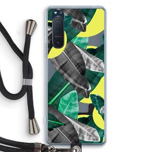 CaseCompany Fantasie jungle: Sony Xperia 5 II Transparant Hoesje met koord