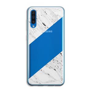 CaseCompany Biggest stripe: Samsung Galaxy A50 Transparant Hoesje