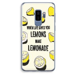 CaseCompany Lemonade: Samsung Galaxy S9 Plus Transparant Hoesje