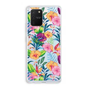 CaseCompany Tropisch 2: Samsung Galaxy S10 Lite Transparant Hoesje