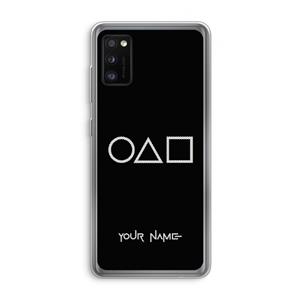 CaseCompany Squid Game: Samsung Galaxy A41 Transparant Hoesje