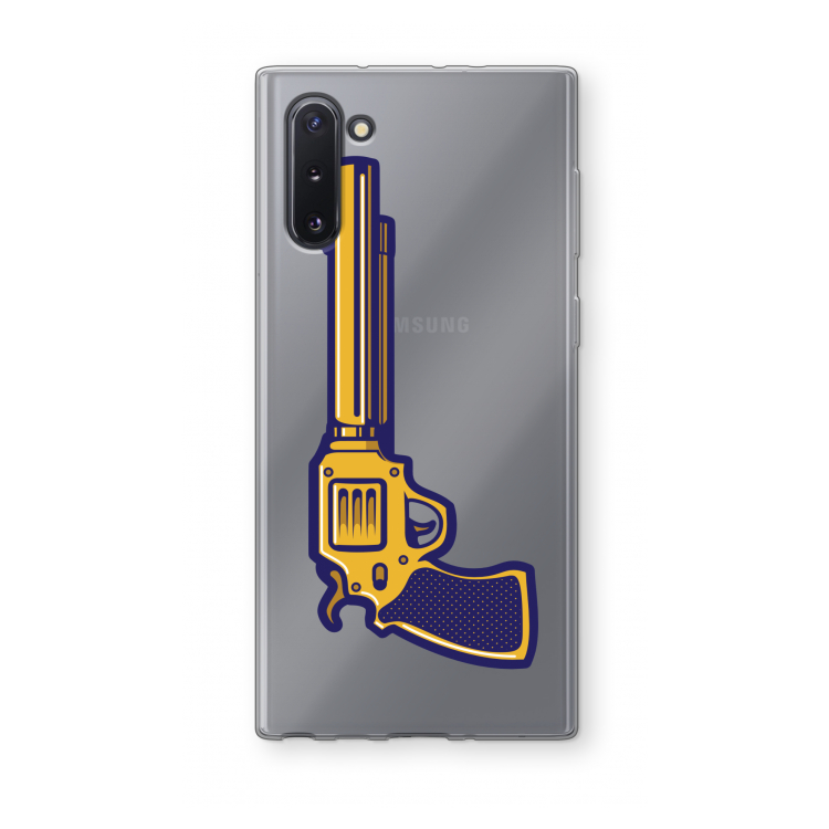 CaseCompany Pew Pew Pew: Samsung Galaxy Note 10 Transparant Hoesje