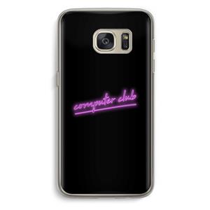 CaseCompany Vice Black: Samsung Galaxy S7 Transparant Hoesje