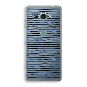 CaseCompany Verrassende lijnen: Sony Xperia XZ2 Compact Transparant Hoesje