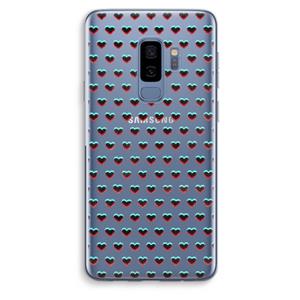 CaseCompany Hartjes: Samsung Galaxy S9 Plus Transparant Hoesje