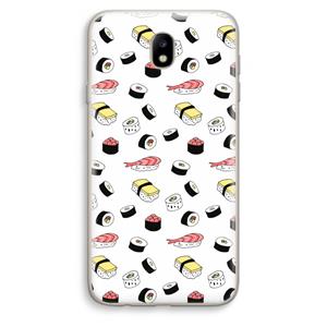CaseCompany Sushi time: Samsung Galaxy J7 (2017) Transparant Hoesje