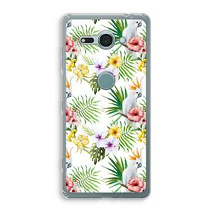 CaseCompany Gele kuif: Sony Xperia XZ2 Compact Transparant Hoesje