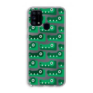 CaseCompany Crocs: Samsung Galaxy M31 Transparant Hoesje