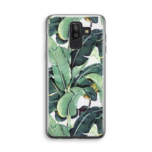 CaseCompany Bananenbladeren: Samsung Galaxy J8 (2018) Transparant Hoesje
