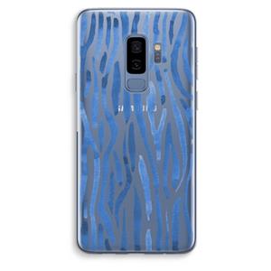 CaseCompany Blauwe nerven: Samsung Galaxy S9 Plus Transparant Hoesje