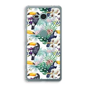 CaseCompany Tukans: Sony Xperia XZ2 Compact Transparant Hoesje