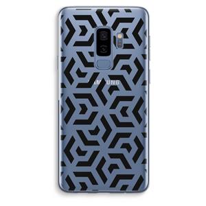 CaseCompany Crazy pattern: Samsung Galaxy S9 Plus Transparant Hoesje