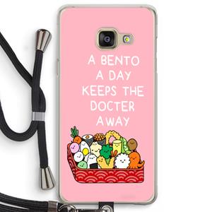 CaseCompany Bento a day: Samsung Galaxy A3 (2016) Transparant Hoesje met koord