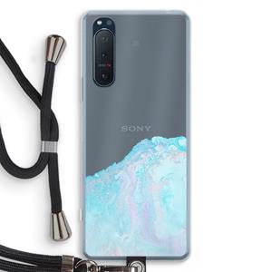CaseCompany Fantasie pastel: Sony Xperia 5 II Transparant Hoesje met koord