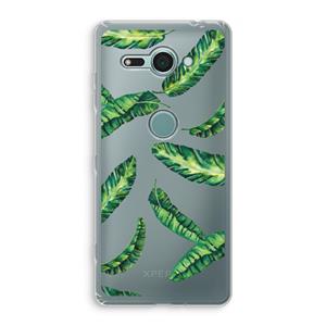 CaseCompany Lange bladeren: Sony Xperia XZ2 Compact Transparant Hoesje