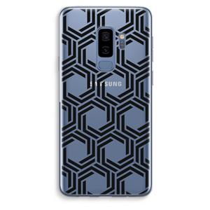 CaseCompany Geometrisch patroon: Samsung Galaxy S9 Plus Transparant Hoesje