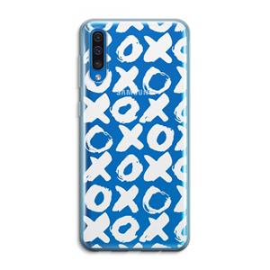 CaseCompany XOXO: Samsung Galaxy A50 Transparant Hoesje