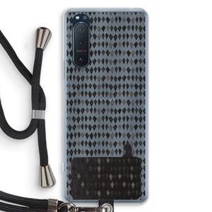 CaseCompany Crazy shapes: Sony Xperia 5 II Transparant Hoesje met koord