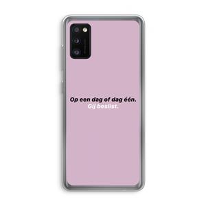 CaseCompany gij beslist: Samsung Galaxy A41 Transparant Hoesje