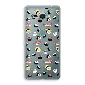 CaseCompany Sushi time: Sony Xperia XZ2 Compact Transparant Hoesje
