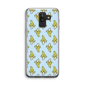 CaseCompany Bananas: Samsung Galaxy J8 (2018) Transparant Hoesje