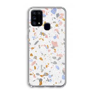 CaseCompany Terrazzo N°8: Samsung Galaxy M31 Transparant Hoesje