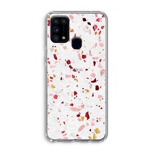 CaseCompany Terrazzo N°9: Samsung Galaxy M31 Transparant Hoesje