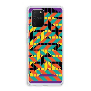 CaseCompany Skew Bee 2: Samsung Galaxy S10 Lite Transparant Hoesje