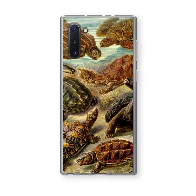 CaseCompany Haeckel Chelonia: Samsung Galaxy Note 10 Transparant Hoesje