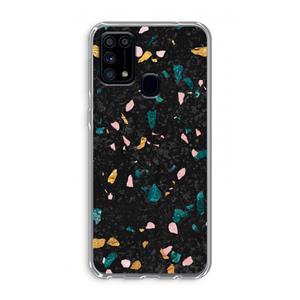 CaseCompany Terrazzo N°10: Samsung Galaxy M31 Transparant Hoesje