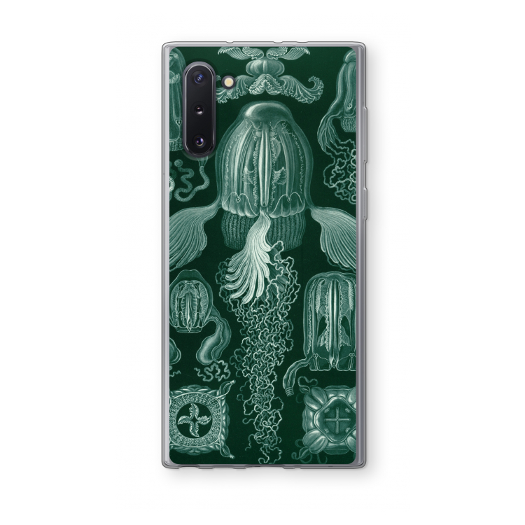 CaseCompany Haeckel Cubomedusae: Samsung Galaxy Note 10 Transparant Hoesje