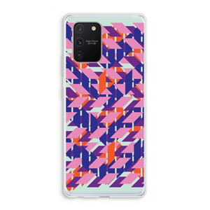 CaseCompany Skew Blush 3: Samsung Galaxy S10 Lite Transparant Hoesje