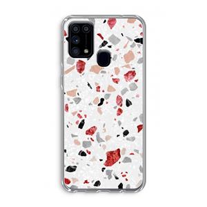 CaseCompany Terrazzo N°12: Samsung Galaxy M31 Transparant Hoesje