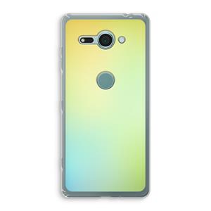 CaseCompany Minty mist pastel: Sony Xperia XZ2 Compact Transparant Hoesje