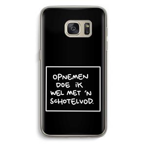 CaseCompany Schotelvod: Samsung Galaxy S7 Transparant Hoesje