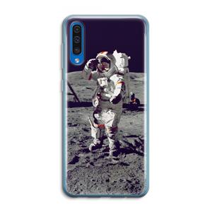 CaseCompany Spaceman: Samsung Galaxy A50 Transparant Hoesje