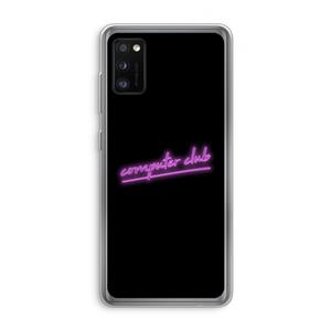 CaseCompany Vice Black: Samsung Galaxy A41 Transparant Hoesje