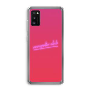 CaseCompany Vice Glow: Samsung Galaxy A41 Transparant Hoesje
