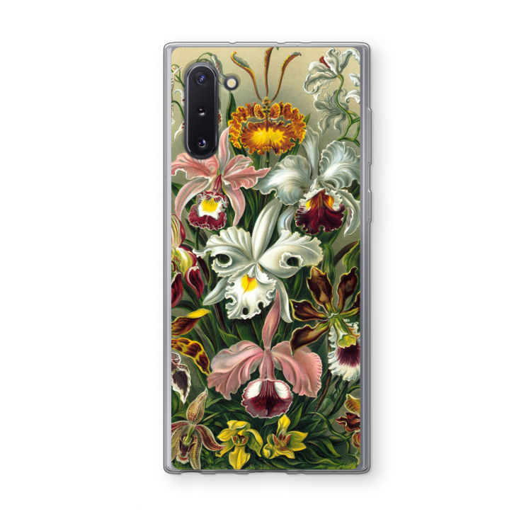 CaseCompany Haeckel Orchidae: Samsung Galaxy Note 10 Transparant Hoesje