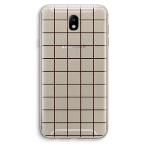 CaseCompany Rooster: Samsung Galaxy J7 (2017) Transparant Hoesje