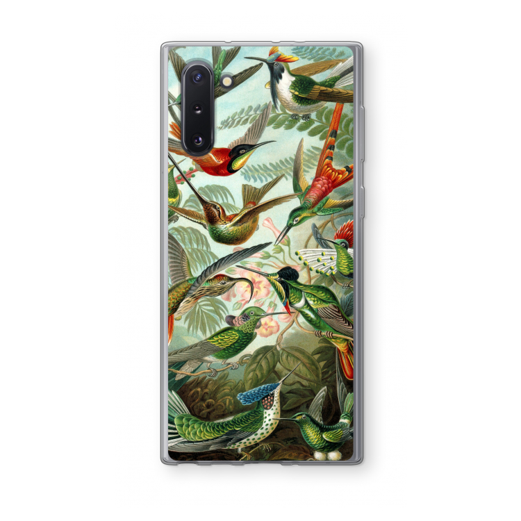 CaseCompany Haeckel Trochilidae: Samsung Galaxy Note 10 Transparant Hoesje