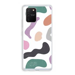 CaseCompany Memphis Shapes: Samsung Galaxy S10 Lite Transparant Hoesje