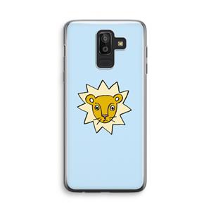 CaseCompany Kleine leeuw: Samsung Galaxy J8 (2018) Transparant Hoesje